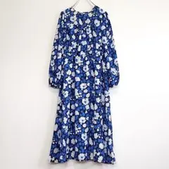 着用1回】【美品】グレースクラス シェルモチーフシャツワンピース