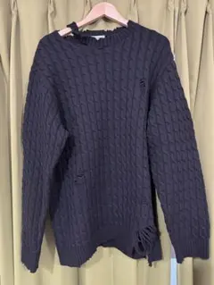 undercover 初期 クロスニット 90年代 当時物 黒タグ カーキ - メルカリ