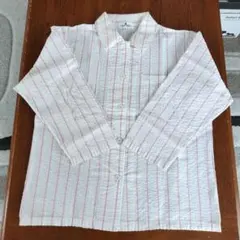 courrèges クレージュ 夏用長袖パジャマ上下 ルームウェア Sサイズ