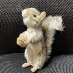 旧西ドイツ製 ヴィンテージ リス ぬいぐるみ ミニチュア モヘア風 