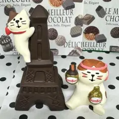 デコレ　コンコンブル　エッフェル塔チョコ＆ウィスキーボンボン猫