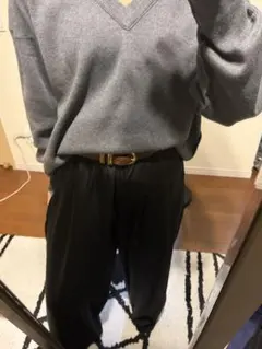 ralph lauren ベルト レザー ブラウン ゴールド金具のサムネイル