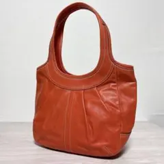 Vintage Coach Ergo Pleated Frame Satchel