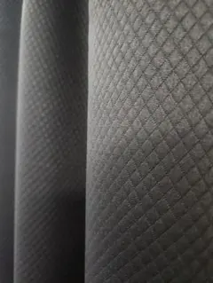 ブラック　ダイヤモンドパターン ニット生地