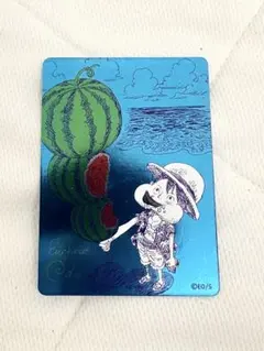 ONE PIECE ナツコミ メタリックカード ルフィ スイカ × 2 - メルカリ