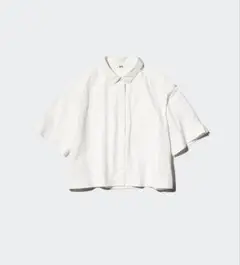 UNIQLO ナイロンボクシーショートシャツ/5分袖