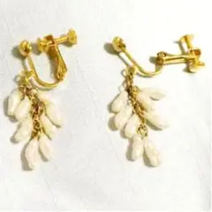 淡水パール イヤリング