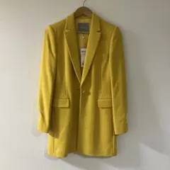 新品未使用　スリーフォータイム　シングルカラーコート　イエローコート セール】 レディース ステンカラーコート（条件：イエロー系