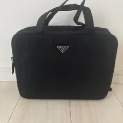 PRADA プラダ レザー ミディアム トップハンドルバッグ ノベルティ