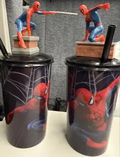 即購入可】スパイダーマン フィギュア付き ドリンクカップ - メルカリ