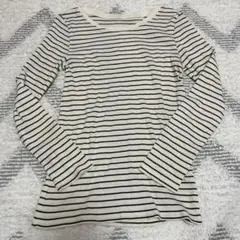 ストライプ 長袖Tシャツ