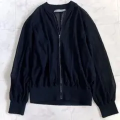 【美品】セオリーリュクス　ブルゾンジャケット　ウール　ブラック　38 theory luxe / セオリーリュクス | セットアップ EXECUTIVE