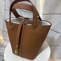 【新品】キューブバック　ブラウン