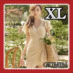 レディース 水着 ワンピース フラワー オシャレ 可愛い 人気 体型カバー XL