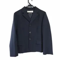 24aw MARNI ウールトロピカルジャケット ネイビー マルニのサムネイル
