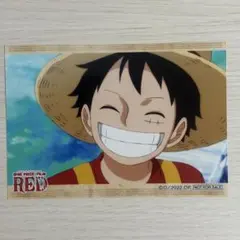 【ルフィ】麦わらストア ONE PIECE FILM RED ブロマイド