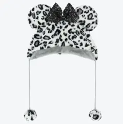 ミッキー ヒョウ柄キャップ