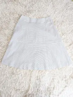 ​NEWYORKER（ニューヨーカー） ピンストライプ フレアスカート