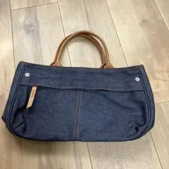 デニム ハンドバッグ インディゴブルーのサムネイル