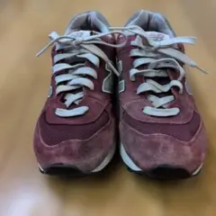 New Balance 574 バーガンディ スニーカー