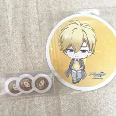 【即購入可】アイドリッシュセブン 六弥ナギ アニカフェ コースター シール