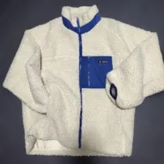 Astute フリースジャケット ホワイト/ブルー