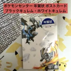 ポケモンセンター 年賀状 ポストカード ブラックキュレム・ホワイトキュレム