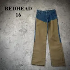REDHEAD 90s ハンティングパンツ ダブルニー ワークパンツ 切替 古着 