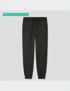 ウルトラストレッチアクティブジョガーパンツ（丈長め69～75cm）黒