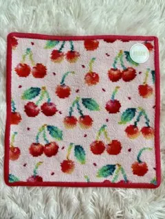 フェイラー　チェリードット　ハンカチ