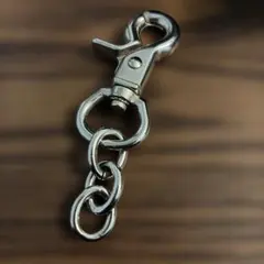 金属製フック付きキーホルダー