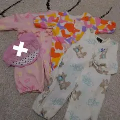 BABYDOLLロンパース・ANAP ロンパース 50-70cm セットのサムネイル