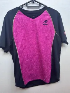 Nittaku ニッタク 卓球ウェア ユニフォーム ピンク ブラック Vネック