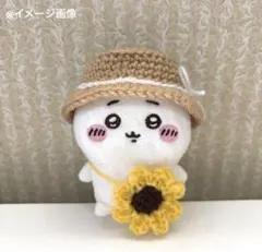 ぬいぐるみ用 帽子＆ポシェット❃ ハンドメイド かぎ針 編み物 ❃ カンカン帽のサムネイル