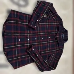 美品★ジムフレックス 長袖シャツ チェック Gymphlex日本製