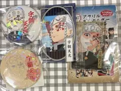 鬼滅の刃　宇髄天元　オールスター缶バッジ　スクエア　原作アクリルキーホルダー