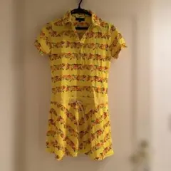 Callaway ゴルフ ワンピース Mサイズ イエロー フルーツ柄