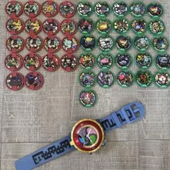 妖怪ウォッチ零式・古典・Z妖怪メダル　妖怪ウォッチ45枚セット(ホロメダルあり)