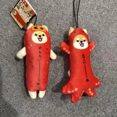 ご当地 のびしば 博多 大阪ぬいぐるみマスコット めんたいーぬ　たこいーぬのサムネイル