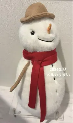 クリスマススノーマン ラグドール 足ぶらスノーマン置物 - メルカリ