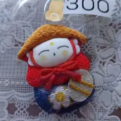 ちりめん細工 お地蔵様 ストラップ 鈴付き