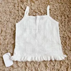 Chico フリル付きキャミソール Fサイズ