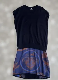 希少色✨HERMES エルメス シルク混 ワンピース 21SS イエロー - メルカリ