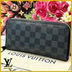 ★美品　★ルイヴィトン　ダミエグラフィット　ヴェルティカル　ジッピーウォレット