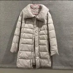 ライトグレー ロングジャケット