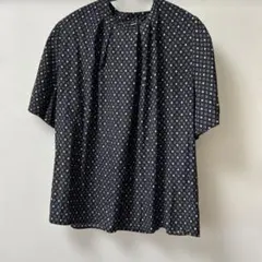 オフィスカジュアル 半袖ブラウス Lサイズのサムネイル