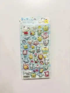 【正規品】ポチャッコ　シナモロール　うるちゅるポップシール　ボンボンドロップ