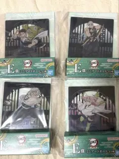 一番くじ 鬼滅の刃 ～雷の兄弟～　E賞　ミニアートボード　4種