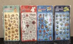 【正規品】ディズニー　ぷくぷくシール　4種セット