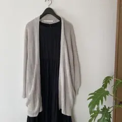 spick & span シンプルカーディガン　麻 100%